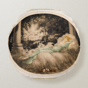 Doornroosje van Louis Icart Rond Kussen