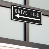 DOORRIJDEN VIA drive through Spandoek (Buitenkant Gebouw)