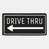 DOORRIJDEN VIA drive through Spandoek (Horizontaal)