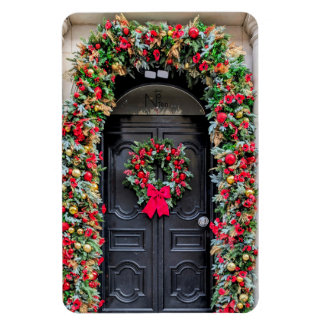 Doors of London: A Festive Christmas Magneet