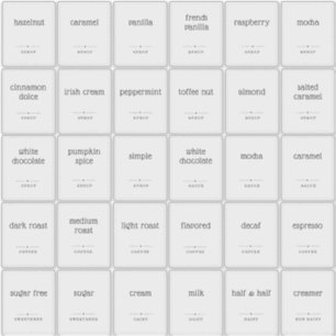 Doorschijnende heldere 2x2,5-inch Stickers voor Ko