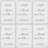Doorschijnende heldere 2x3-inch Wax Melt Labels (Voorkant)