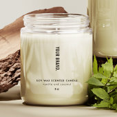 Doorschijnende moderne minimalistische Clear Candl Sticker