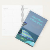  doorsnede van blauwe vlekjes planner (Display)