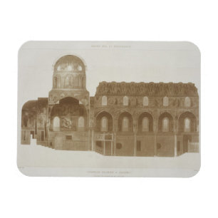 Doorsnede van de Palatine Chapel, Palermo, Sic Magneet