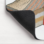 Doorsnede van een ascindervulkaan muismat (Hoek)