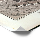 Doorsnede van een mijn poster (Hoek)