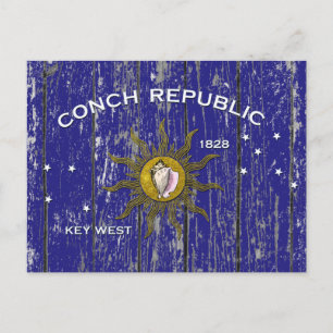 Doorstane de Vintage van Key West Briefkaart