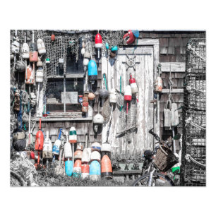 Doorstap 1 van de visser (20x16) foto afdruk