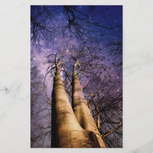 Doorverwezen bos briefpapier