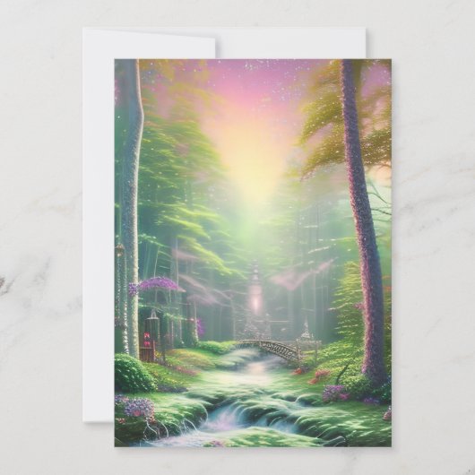 Doorverwezen bos kaart (Voorkant)