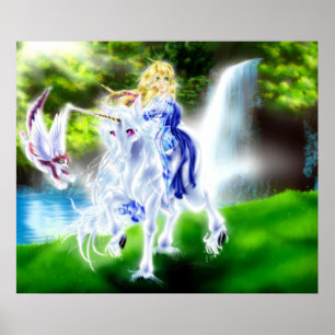 Doorverwezen bos poster