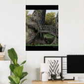 Doorverwezen bos poster (Thuiskantoor)