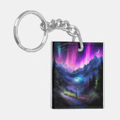 Doorverwezen bos sleutelhanger (Voorkant Links)