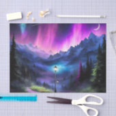 Doorverwezen bos tissuepapier (Craft)