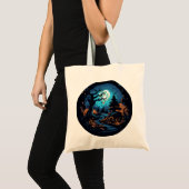 Doorverwezen bos tote bag (Voorkant (product))