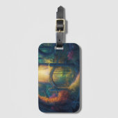 Doorverwezen bostuin | Digitale kunst Bagagelabel (Voorkant (verticaal))