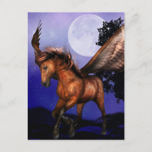 Doorverwezen Pegasus-Briefkaart Briefkaart