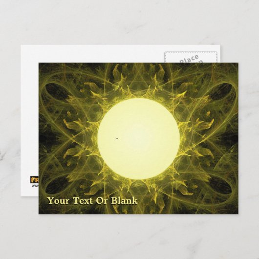 Doorvoer van kwik briefkaart (Voorkant / Achterkant)