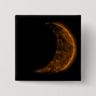 Doorvoer voor zonneschermen vierkante button 5,1 cm
