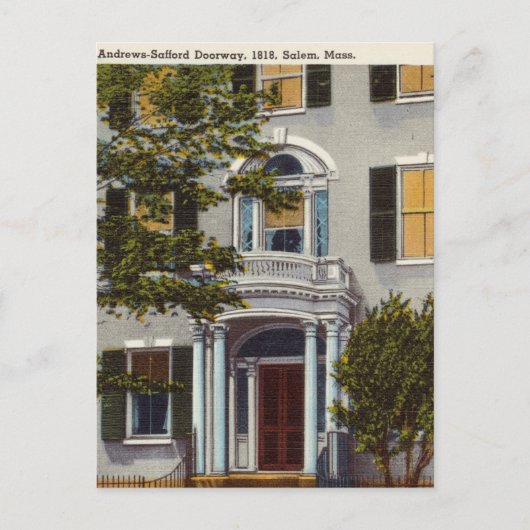 Doorway, 1818, Salem, Massachusetts Briefkaart (Voorkant)