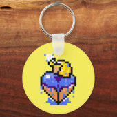 Doorweekte blonde Sleutelhanger (Achterkant)