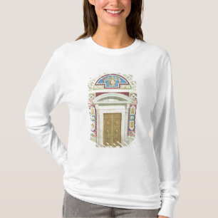 Doorweg naar de Raphael Loggia in het Vaticaan, va T-shirt