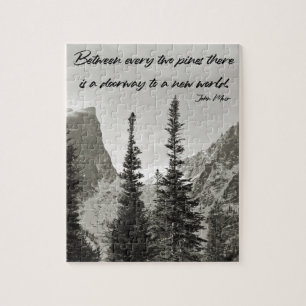 Doorweg naar een nieuwe wereld - 8 x 10 inch legpuzzel