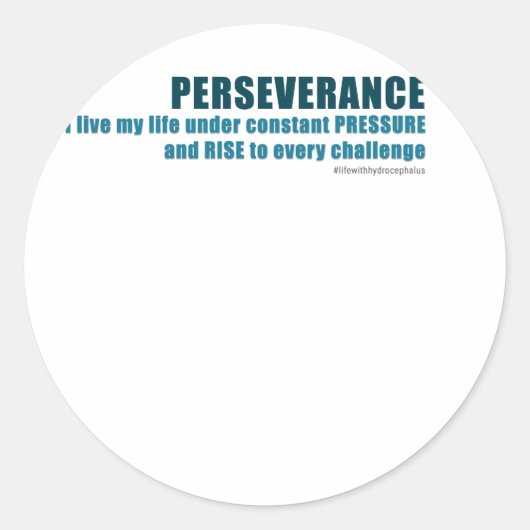 doorzettingsvermogen ronde sticker (Voorkant)