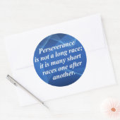 doorzettingsvermogen ronde sticker (Envelop)