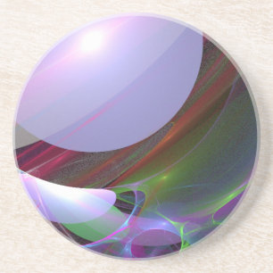 Doorzichtige Planeet Zandsteen Onderzetter