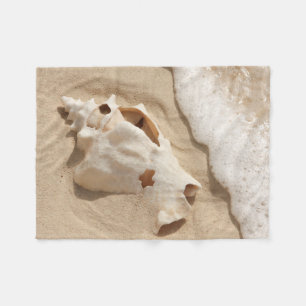 Doorzoeken op strand Grand Turk Caribbean Island Fleece Deken