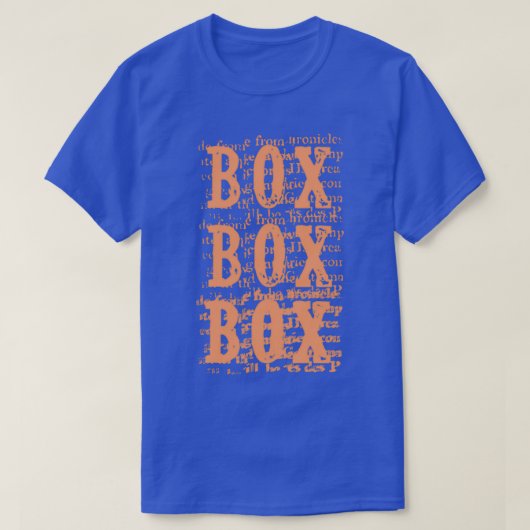  doos 2 t-shirt (Design voorkant)