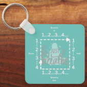 Doos Ademhalingsherinnering Sleutelhanger (Voorkant)