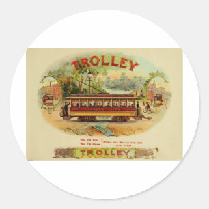 doos LabelTROLLY Ronde Sticker