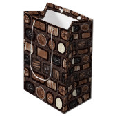 Doos met chocolade Gift Bag Medium Cadeauzakje (Voorkant Gekanteld)
