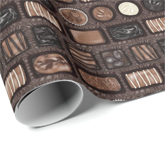 Doos met chocolade van papier (Rol Hoek)