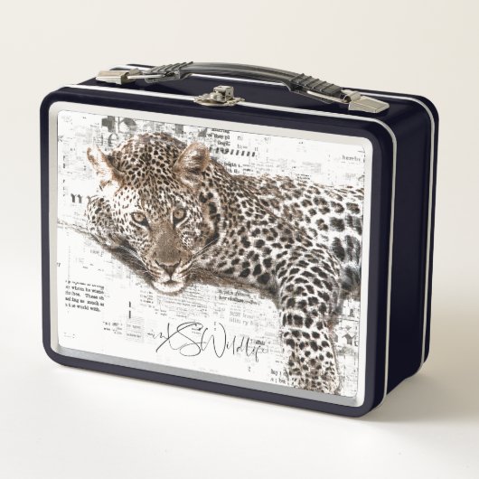 Doos met dubbelzijdige leopard (Voorkant)