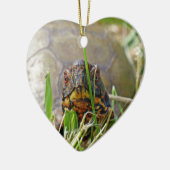 Doos met keramisch sierglas ornament (Links)