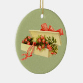 Doos met Rozen kunstversiering Keramisch Ornament (Rechts)