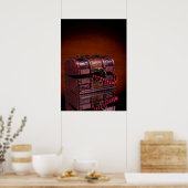 Doos met schatten poster (Keuken)