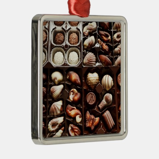 Doos met snoep metalen ornament (Rechts)
