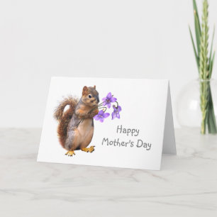 Doos met Violet Moederdag Card Kaart