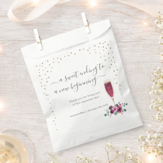 Doos met vuursteentje en goudflut bedankzakje (Geknipt)