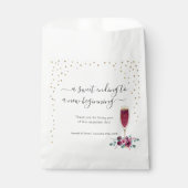 Doos met vuursteentje en goudflut bedankzakje (Voorkant)