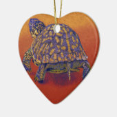 Doos, schildpad keramisch ornament (Links)
