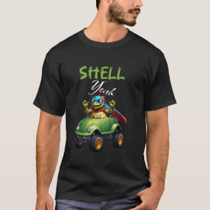Doos Schildpad Schattige Monster Truck Shell Ja Su T-shirt