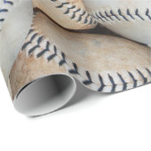 Doos van Baseballs - Voeg drie foto's Cadeaupapier (Rol Hoek)