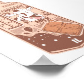 Doos van chocolademelk poster (Hoek)