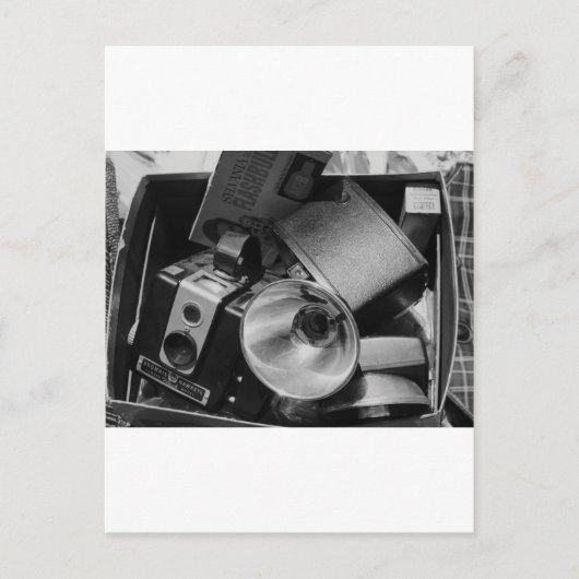 Doos van de Oude Kodak Cameras Briefkaart (Voorkant)